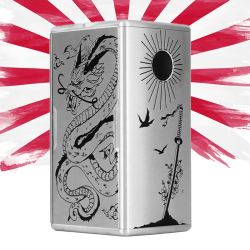 BOX HAMMER OF GOD 400 - SHINOBI - VAPERZ CLOUD SILVER