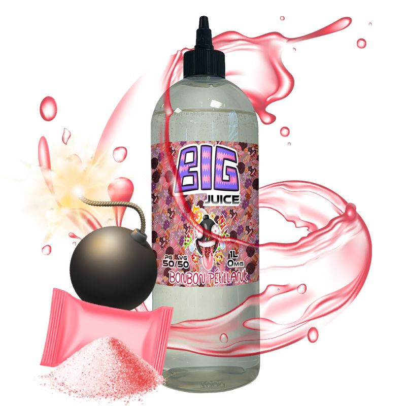 Bonbon Ptillant 1L - Big Juice E-Liquide | 0mg Nicotine