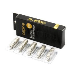 Résistances BVC (x5) Nautilus, 2S et Nautilus mini par Aspire