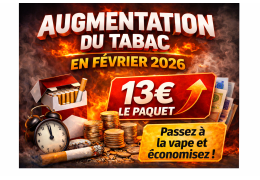 1er février 2026 : les prix du tabac augmentent encore, certains paquets sont déjà à 13 €